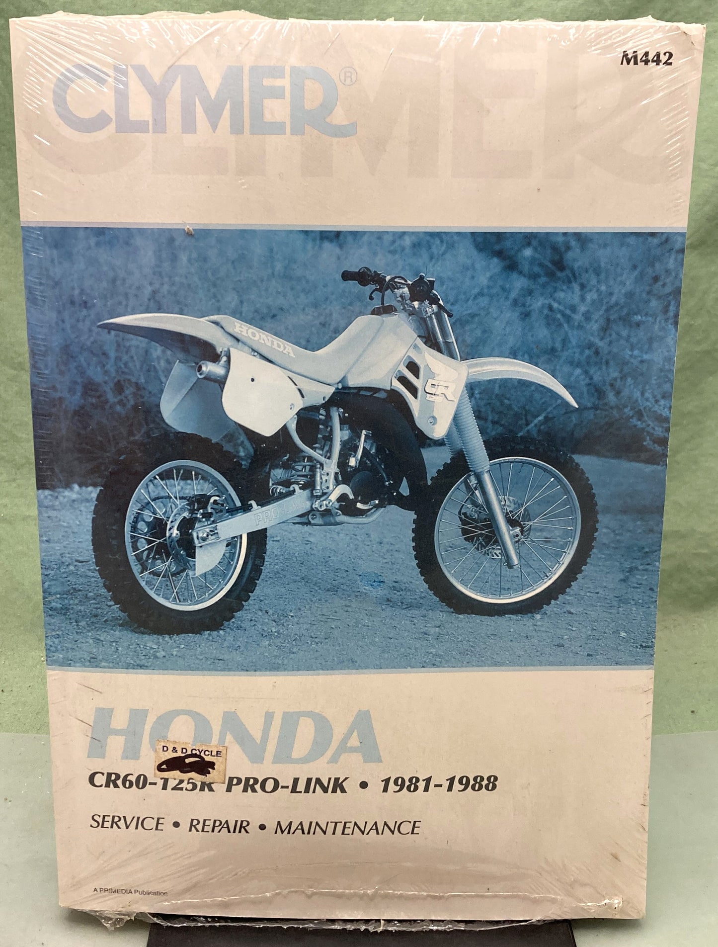 New Genuine Clymer M442 Honda CR60-125K Pro-Link Service Manual '81-'88