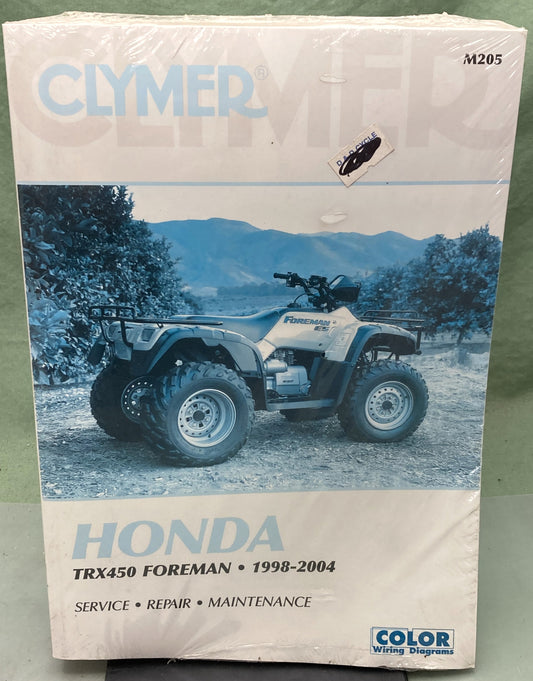 New Genuine Clymer M205 Honda TRX450 Foreman Service Manual '98-'04