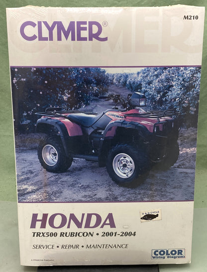 New Genuine Clymer M210 Honda TRX500 Rubicon Service Manual '01-'04