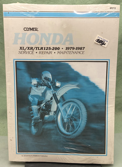 New Genuine Clymer M318 Honda XL/XR/TLR125-200 Service Manual '79-'87