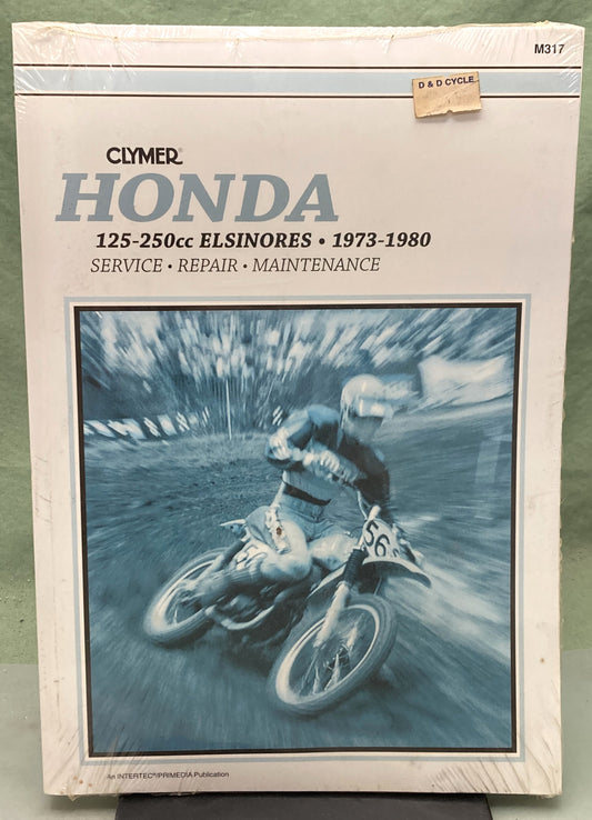 New Genuine Clymer M317 Honda 125-250cc Elsinores Service Manual '73-'80