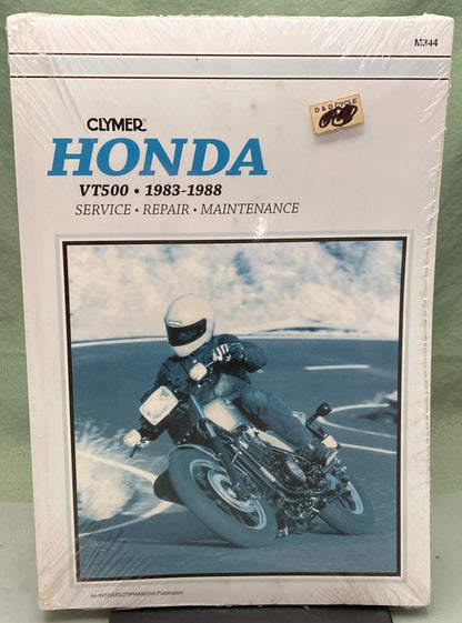 New Genuine Clymer M344 Honda VT500 Service Manual '83-'88