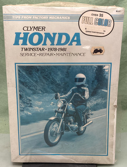 New Genuine Clymer M324 Honda Twinstar Service Manual '78-'81
