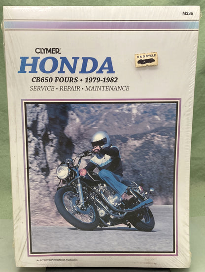 New Genuine Clymer M336 Honda CB650 Fours Service Manual '79-'82