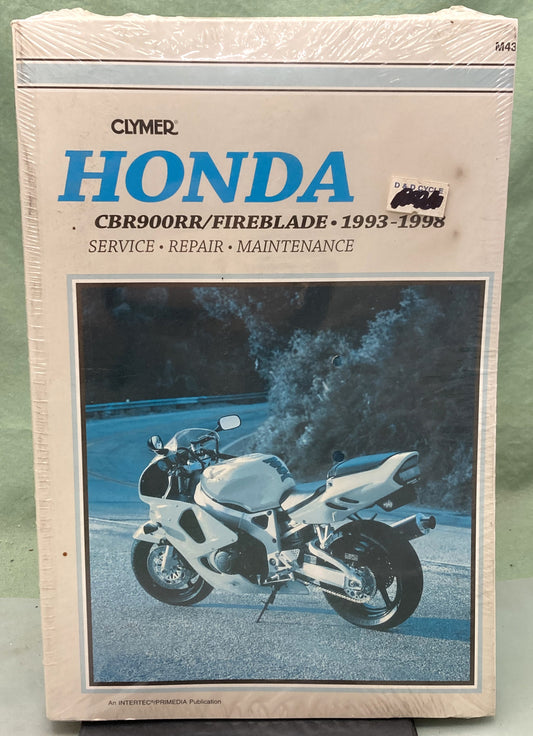 New Genuine Clymer M434 Honda CBR900RR/Fireblade Service Manual '93-'98