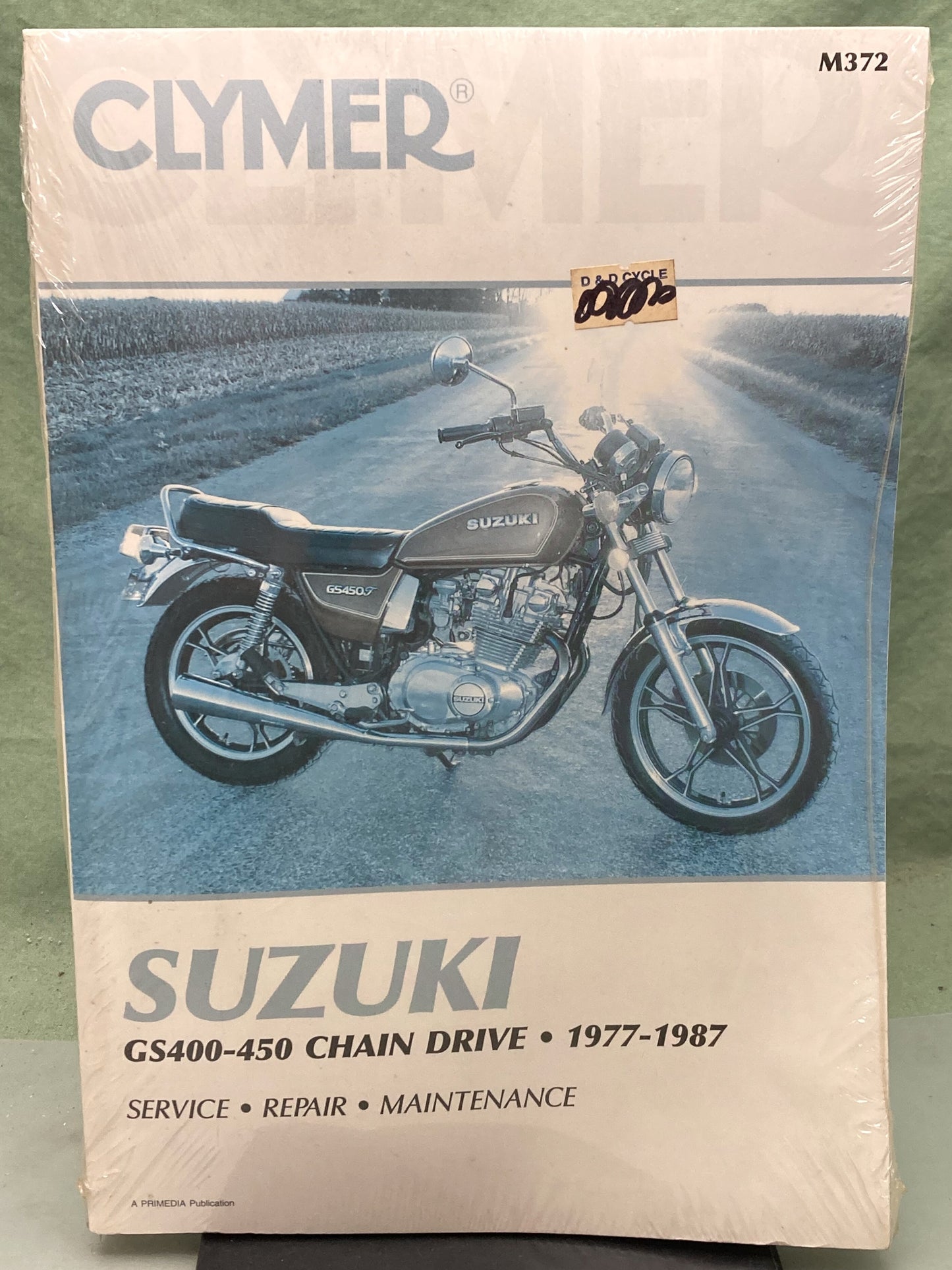 New Genuine Clymer M372 Suzuki GS400-450 Chain Drive Service Manual '77-'87