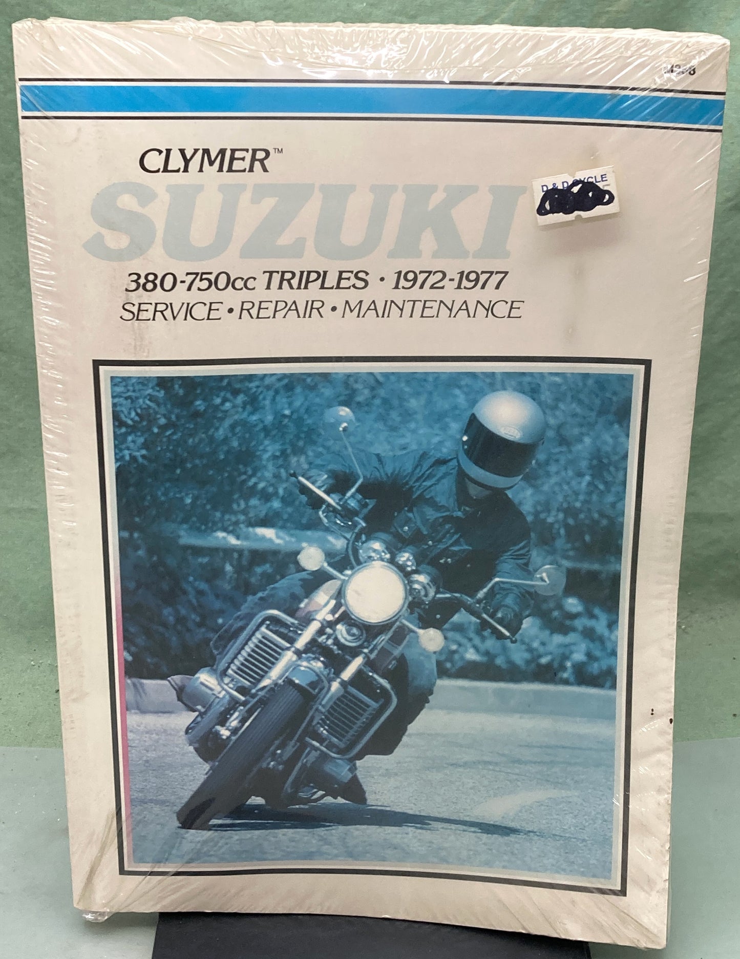 New Genuine Clymer M368 Suzuki 380-750cc Triples Service Manual '72-'77