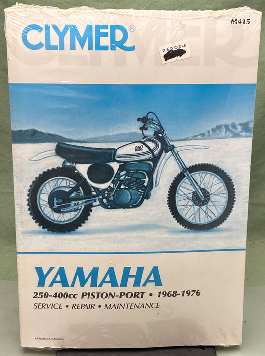 New Genuine Clymer M415 Yamaha 250-400cc Piston Port Service Manual '68-'76