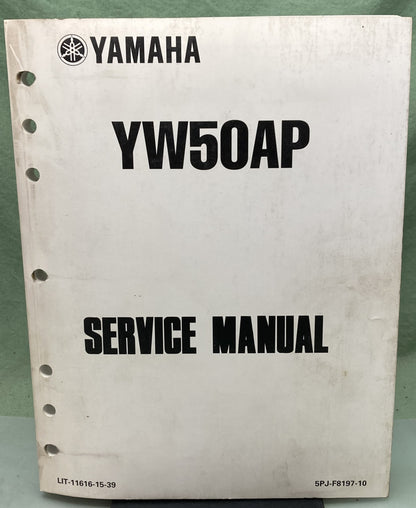 Genuine Yamaha LIT-11616-15-39 YW50AP Service Manual 2001