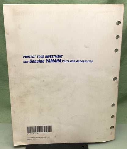 Genuine Yamaha LIT-11616-12-31 CW50L Service Manual 1998
