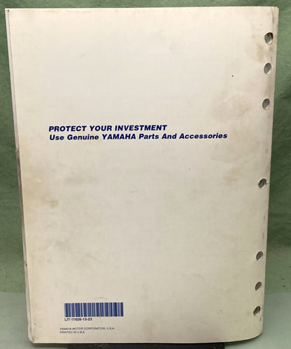 Genuine Yamaha LIT-11626-13-23 PW50M1 Service Manual 1999