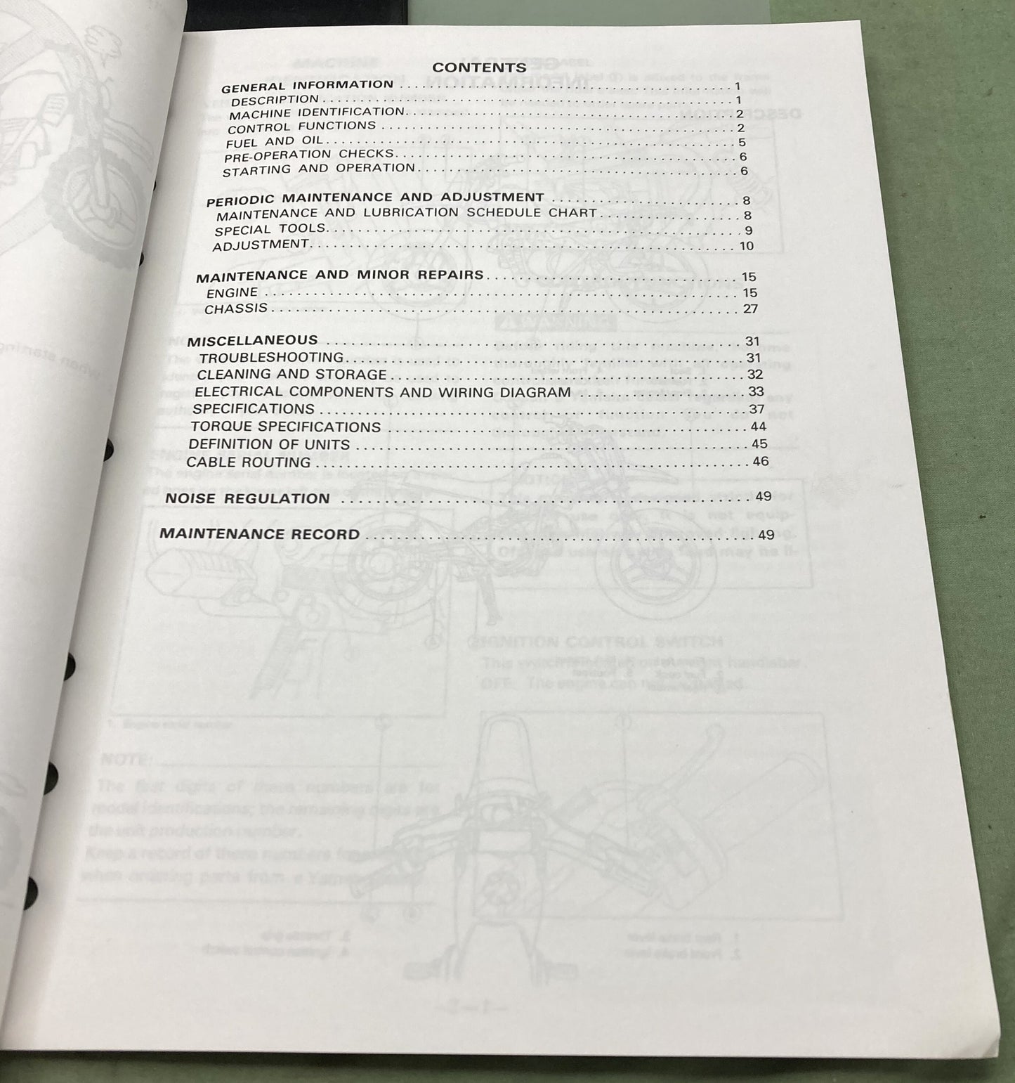 Genuine Yamaha LIT-11626-17-34 PW50S Owner's Service Manual 2003