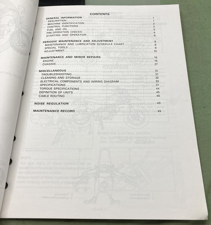 Genuine Yamaha LIT-11626-17-34 PW50S Owner's Service Manual 2003