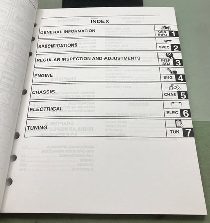 Genuine Yamaha LIT-11626-17-47 YZ250FS Owner's Service Manual 2003
