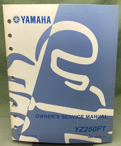 Genuine Yamaha LIT-11626-18-48 YZ250FT Owner's Service Manual 2004