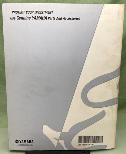 Genuine Yamaha LIT-11626-15-36 YZ250FP Owner's Service Manual 2001