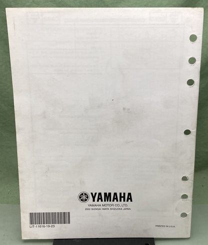 Genuine Yamaha LIT-11616-19-23 XV250V(C) Supp. Service Manual 2005