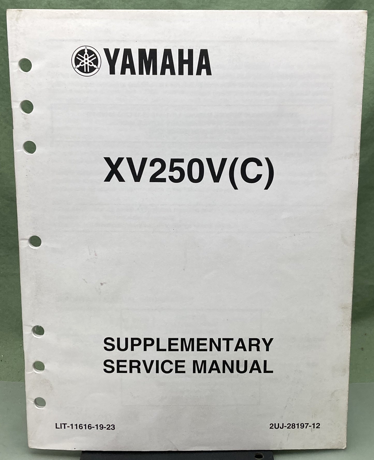 Genuine Yamaha LIT-11616-19-23 XV250V(C) Supp. Service Manual 2005