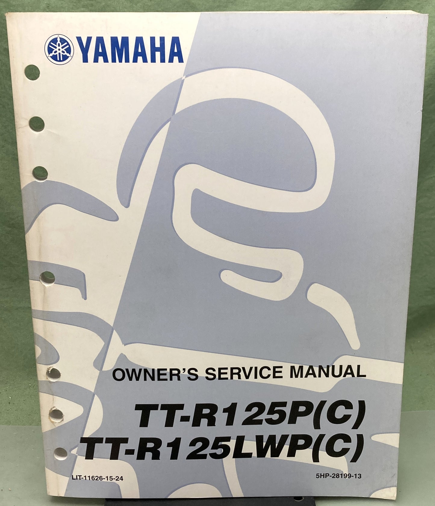 Genuine Yamaha LIT-11626-15-24 TT-R125P(C) TT-R125LWP(C) Service Manual 2001