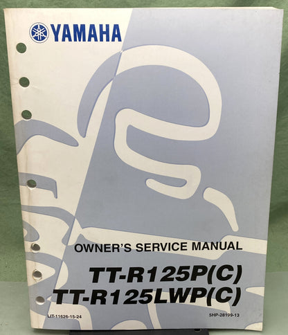 Genuine Yamaha LIT-11626-15-24 TT-R125P(C) TT-R125LWP(C) Service Manual 2001