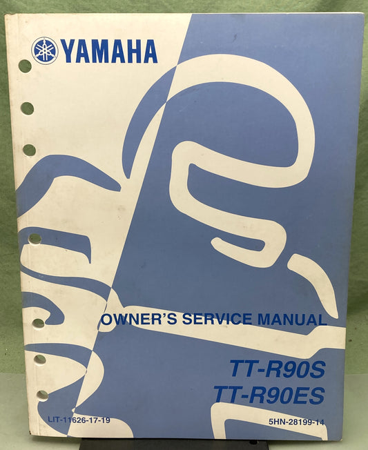 Genuine Yamaha LIT-11626-17-19 TT-R90S, TTR90ES Service Manual 2003