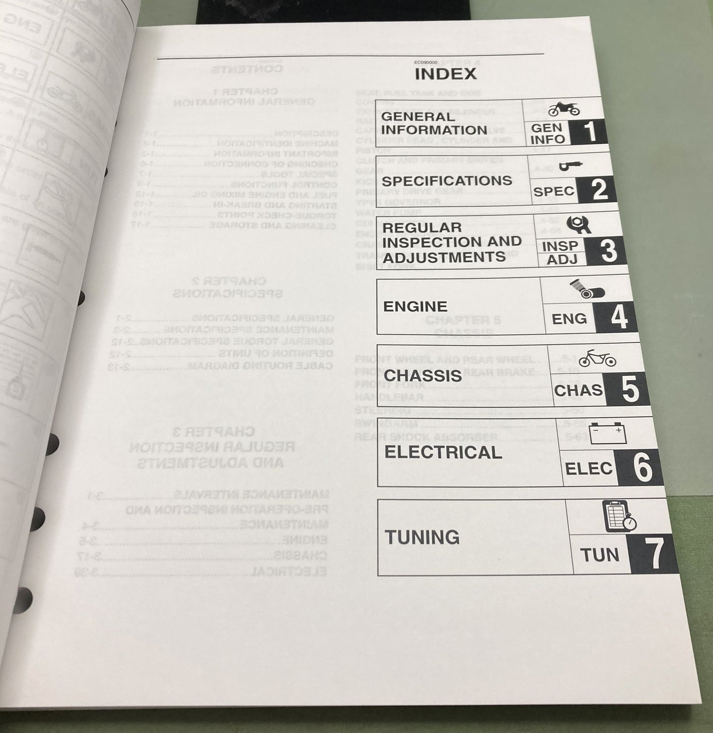Genuine Yamaha LIT-11626-20-47 YZ125W1 Owner's Service Manual 2006