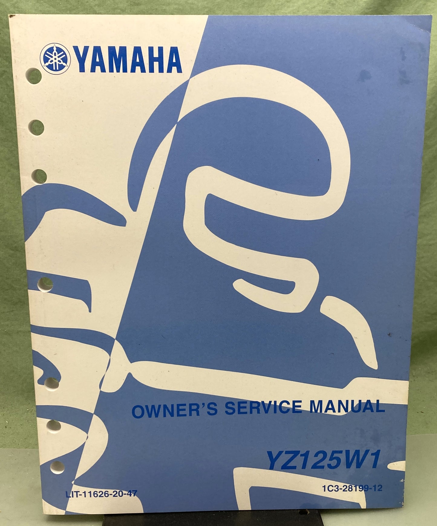 Genuine Yamaha LIT-11626-20-47 YZ125W1 Owner's Service Manual 2006
