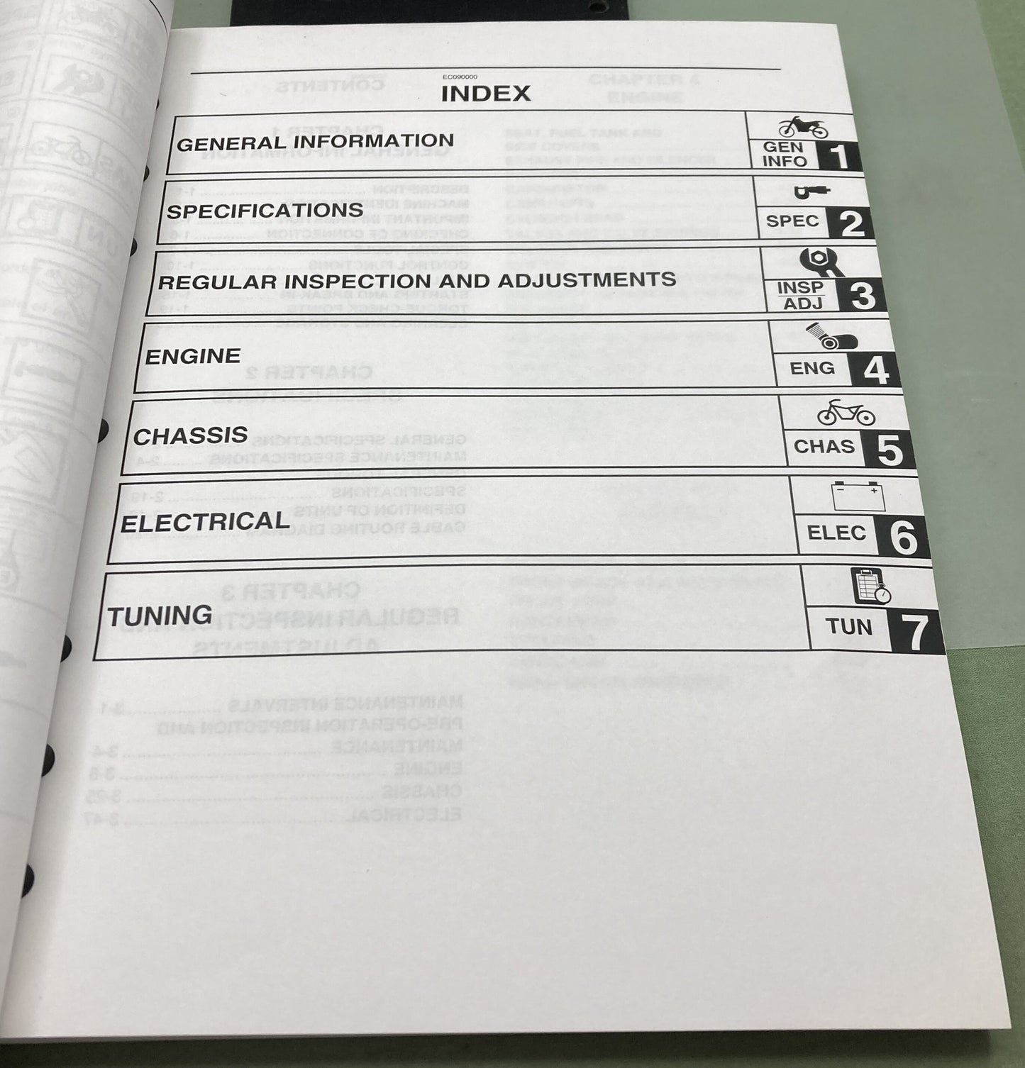 Genuine Yamaha LIT-11626-17-51 WR250FS Owner's Service Manual 2003