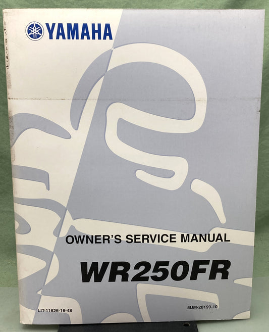Genuine Yamaha LIT-11626-16-48 WR250FR Owner's Service Manual 2002
