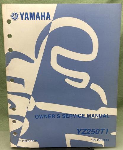 Genuine Yamaha LIT-11626-18-34 YZ250T1 Service Manual 2004