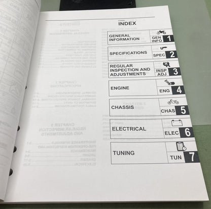 Genuine Yamaha LIT-11626-20-48 YZ250W1 Service Manual 2006
