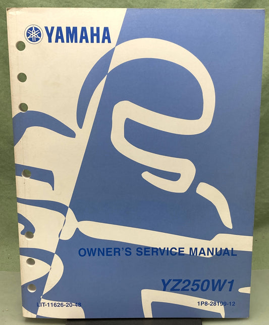 Genuine Yamaha LIT-11626-20-48 YZ250W1 Service Manual 2006