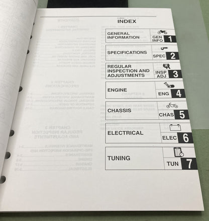 Genuine Yamaha LIT-11626-17-37 YZ250A Service Manual 2003