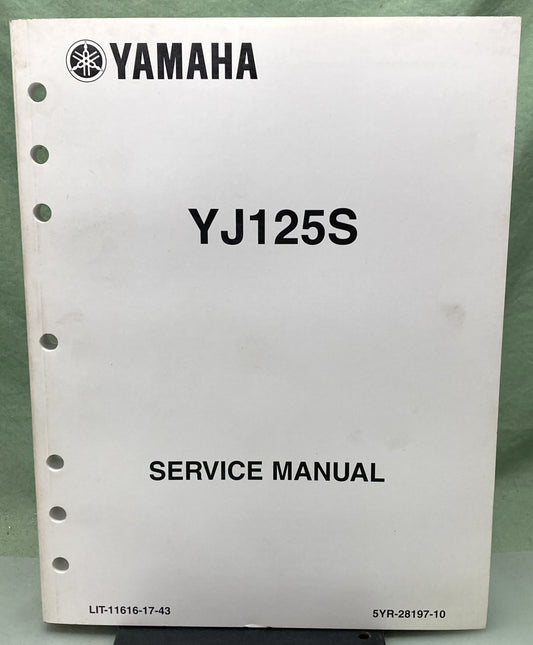 Genuine Yamaha LIT-11616-17-43 YJ125S Service Manual 2003