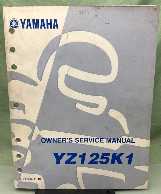 Genuine Yamaha LIT-11626-11-10 YZ125K1 Service Manual 1997