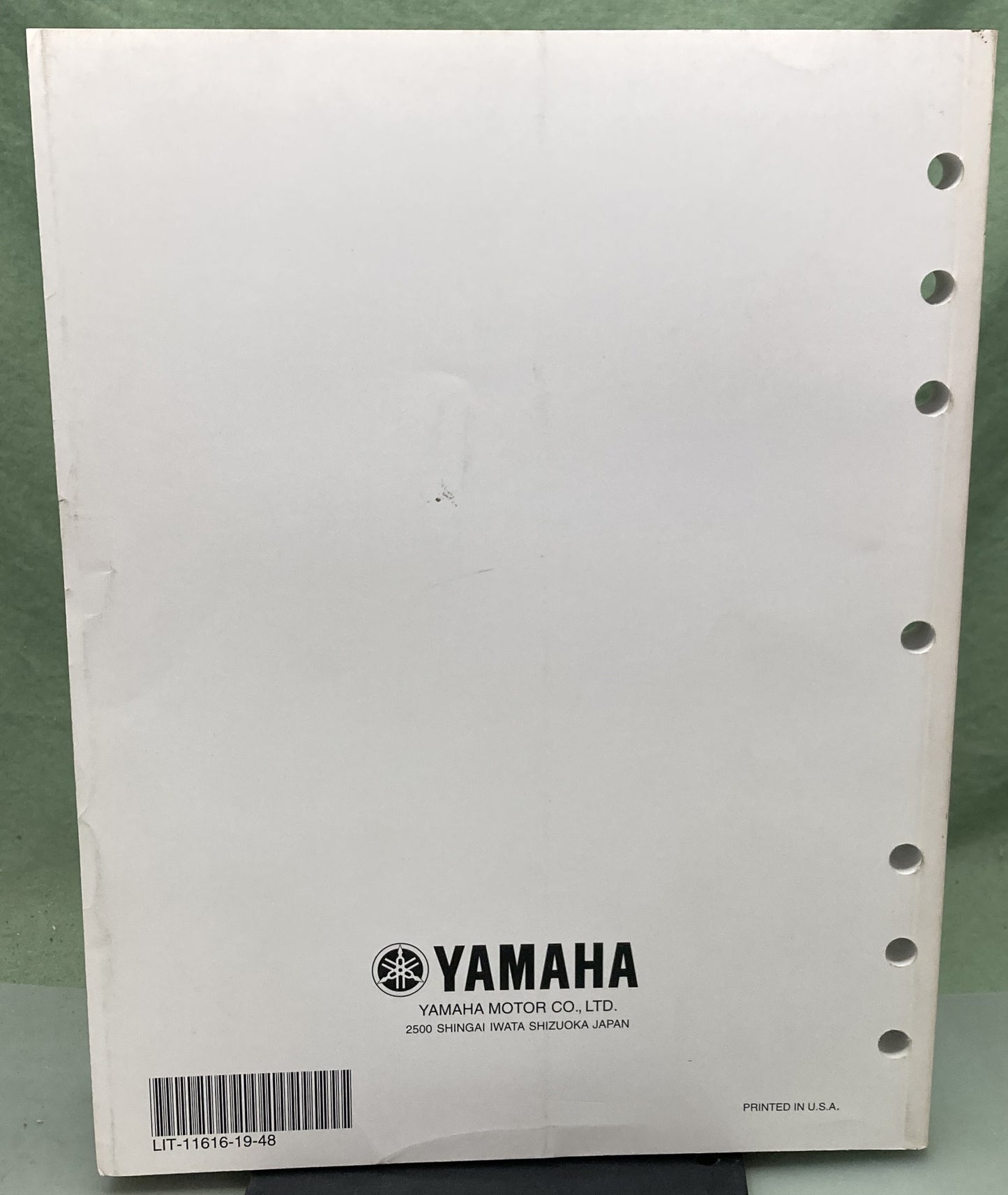 Genuine Yamaha LIT-11616-19-48 CP250V Service Manual 2006
