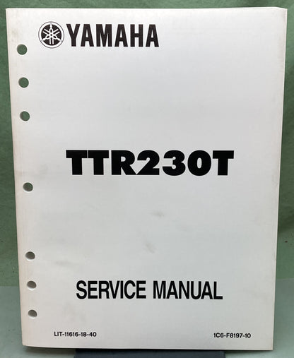 Genuine Yamaha LIT-11616-18-40 TTR230T Service Manual 2005