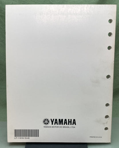 Genuine Yamaha LIT-11616-18-40 TTR230T Service Manual 2005