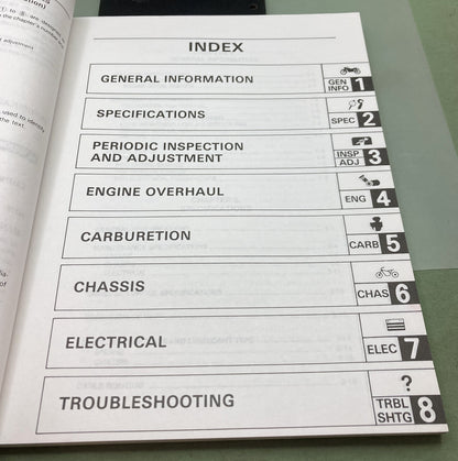 Genuine Yamaha LIT-11616-07-30 RT180 Service Manual 1990