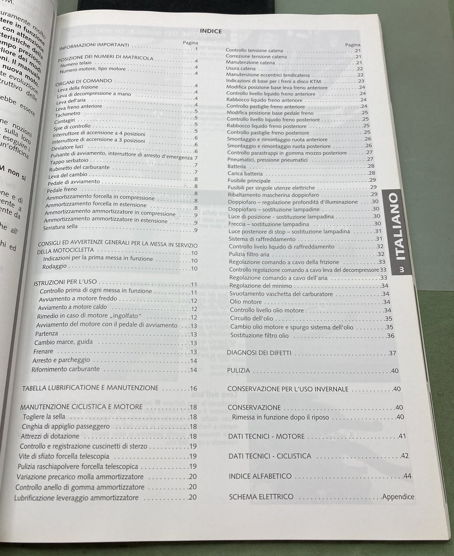 Genuine KTM 321023 640 Duke II Owner's Handbook 2002