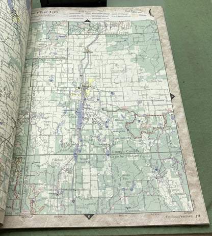 New Genuine Off Road Venture Michigan Off Road Guide and Travel Atlas