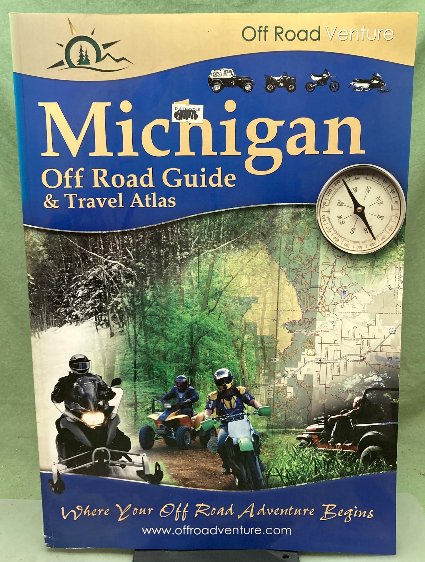New Genuine Off Road Venture Michigan Off Road Guide and Travel Atlas