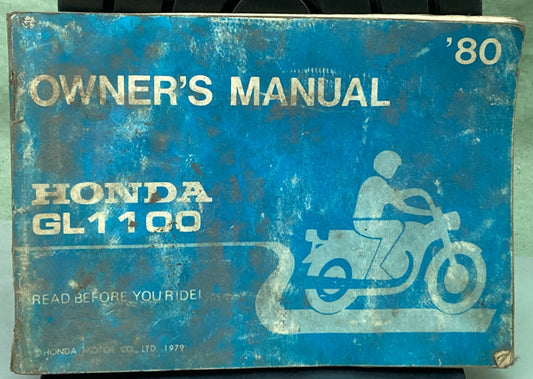 Genuine Honda 3146300 GL1100 Owner's Manual 1979