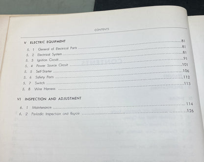 Genuine Honda 622161 Models CB125/160 Shop Manual 1971