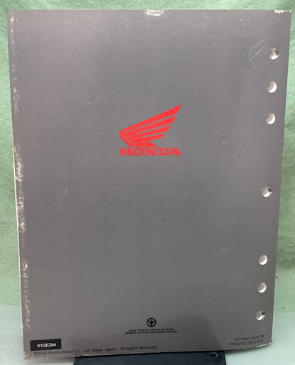 Genuine Honda 61GEZ04 NPS50 Ruckus Shop Service Manual 2003-2007