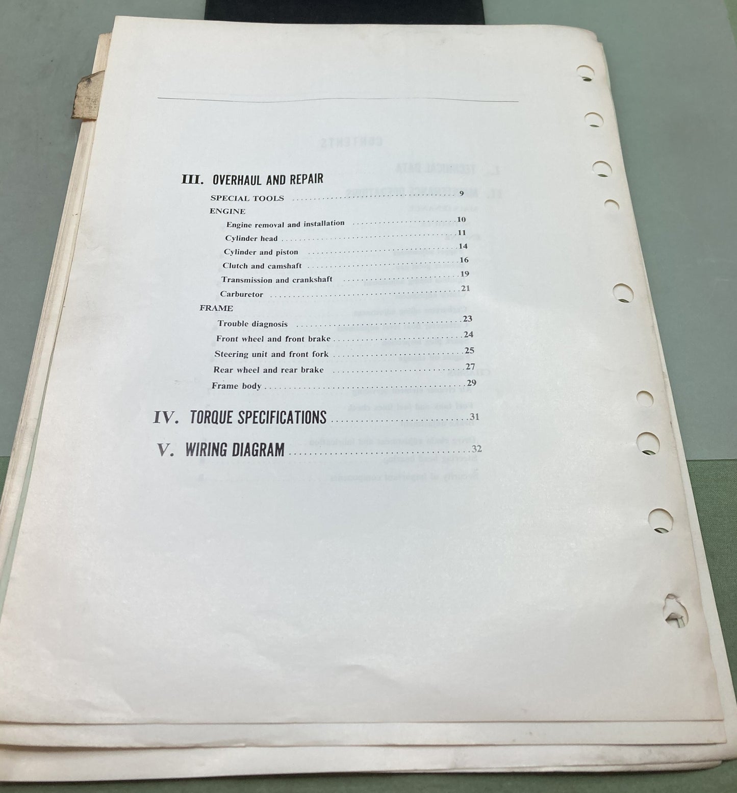 Genuine Honda 6111401 QA50 Shop Manual 1974