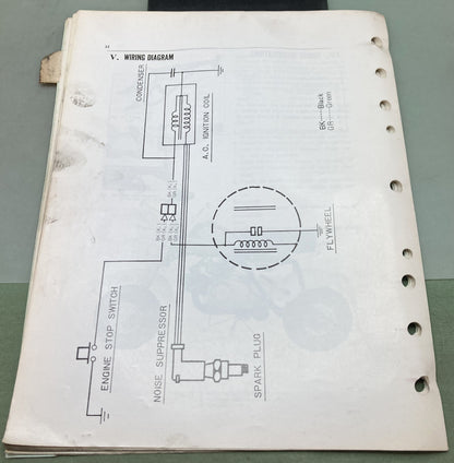 Genuine Honda 6111401 QA50 Shop Manual 1974