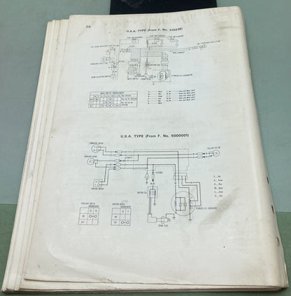 Genuine Honda 6204501 Z50A Shop Manual 1974