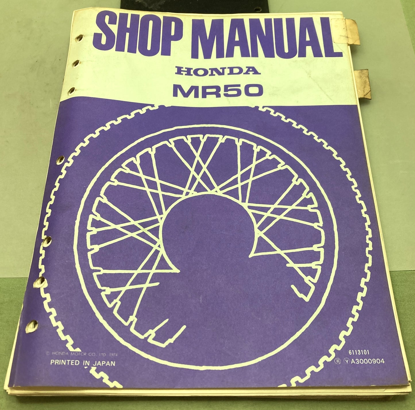 Genuine Honda 6113101 MR50 Shop Manual 1974