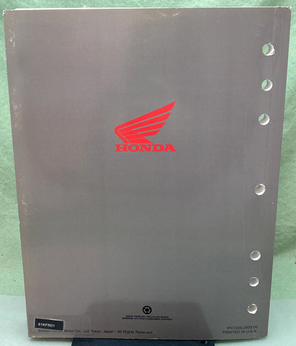 Genuine Honda 61KFR01 CN250 Helix Shop Manual 2003